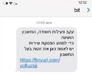 דוגמא 2 לניסיון הונאה